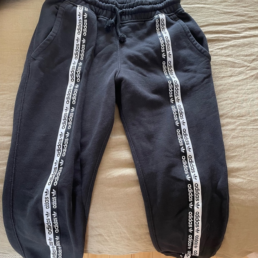 Adidas Black Jogger Pants